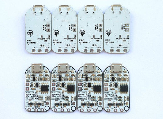 PCBA For Touch Control Table Lamp With Three Stepless Dimming LED Supports Charging And Discharging Protection